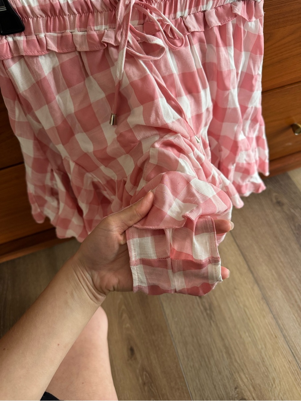Pink gingham skort size small - Picture 3 of 3
